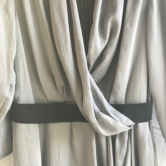 REISS Gunmetal Gray Dress US 10 - Picture 5 of 8